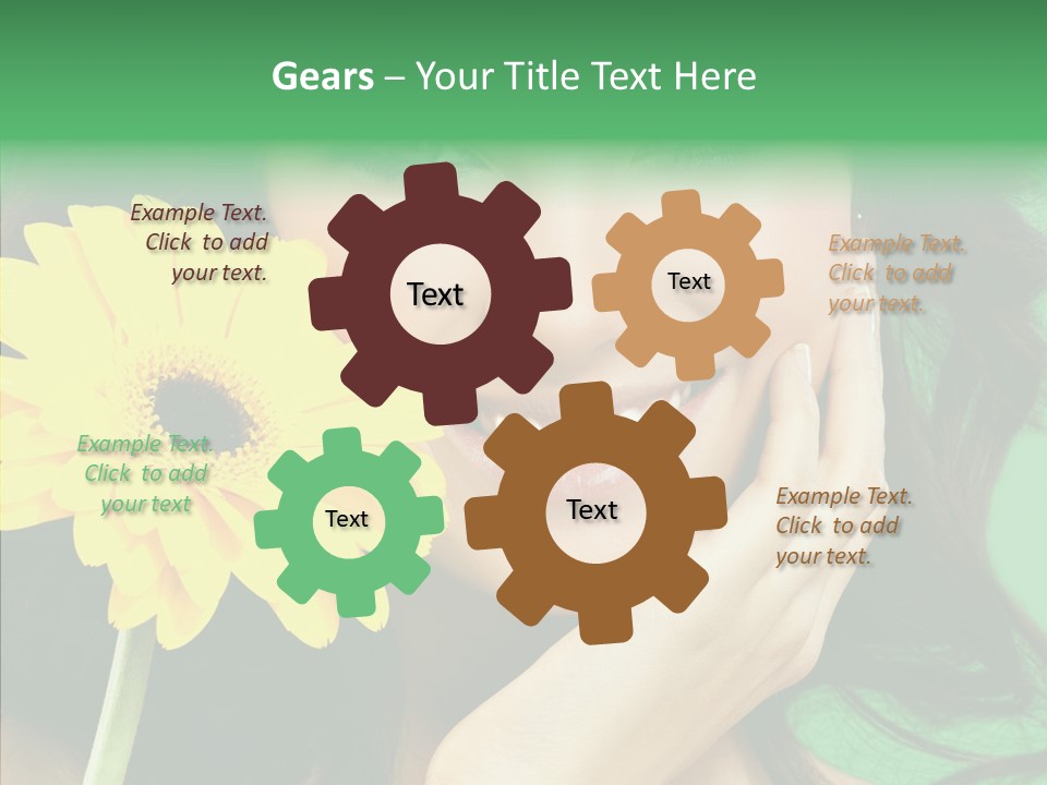 Adult Closeup Sharing PowerPoint Template