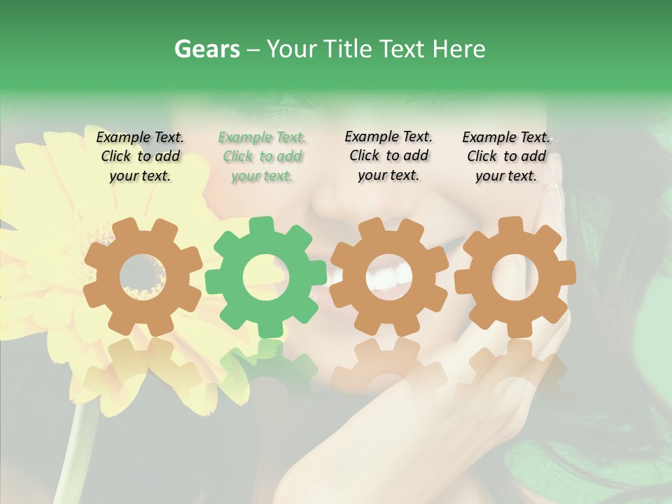 Adult Closeup Sharing PowerPoint Template