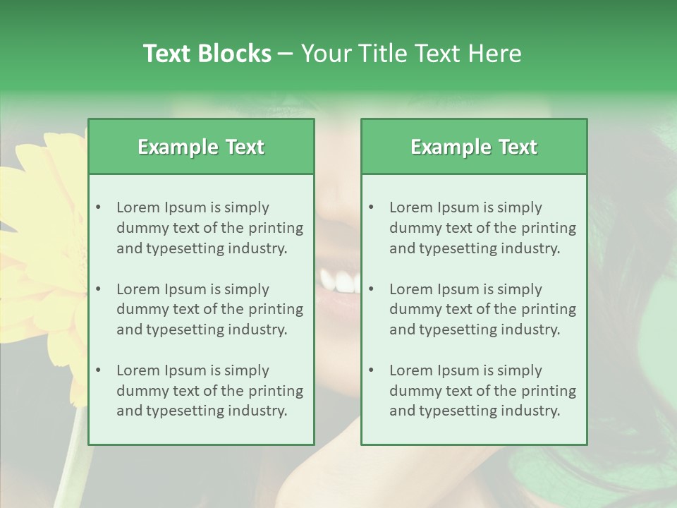 Adult Closeup Sharing PowerPoint Template