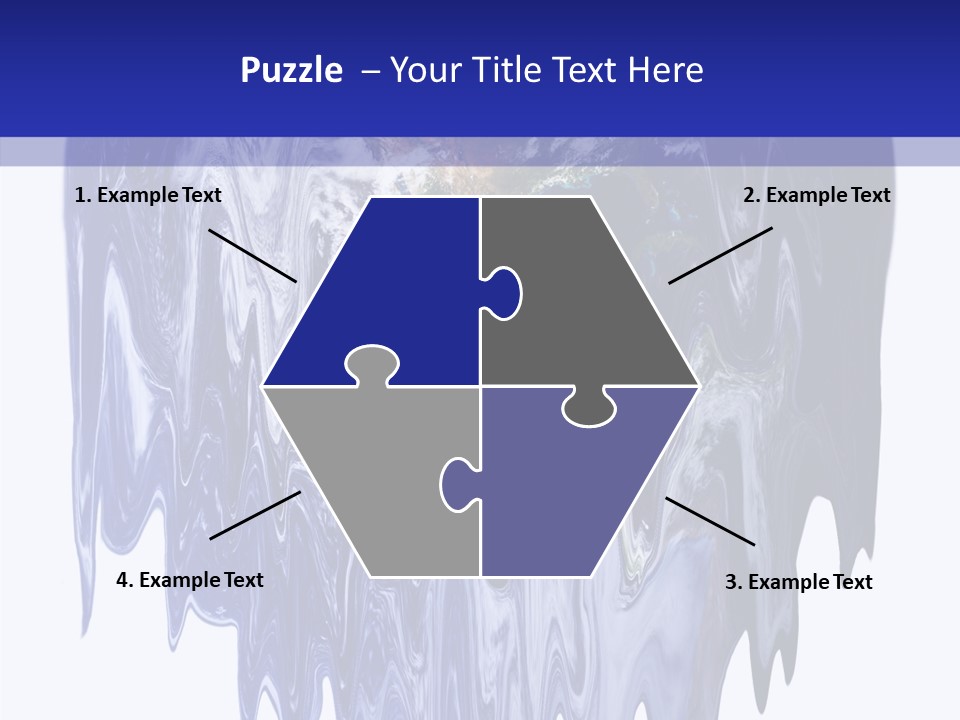 Closeup Grandmother Assist PowerPoint Template
