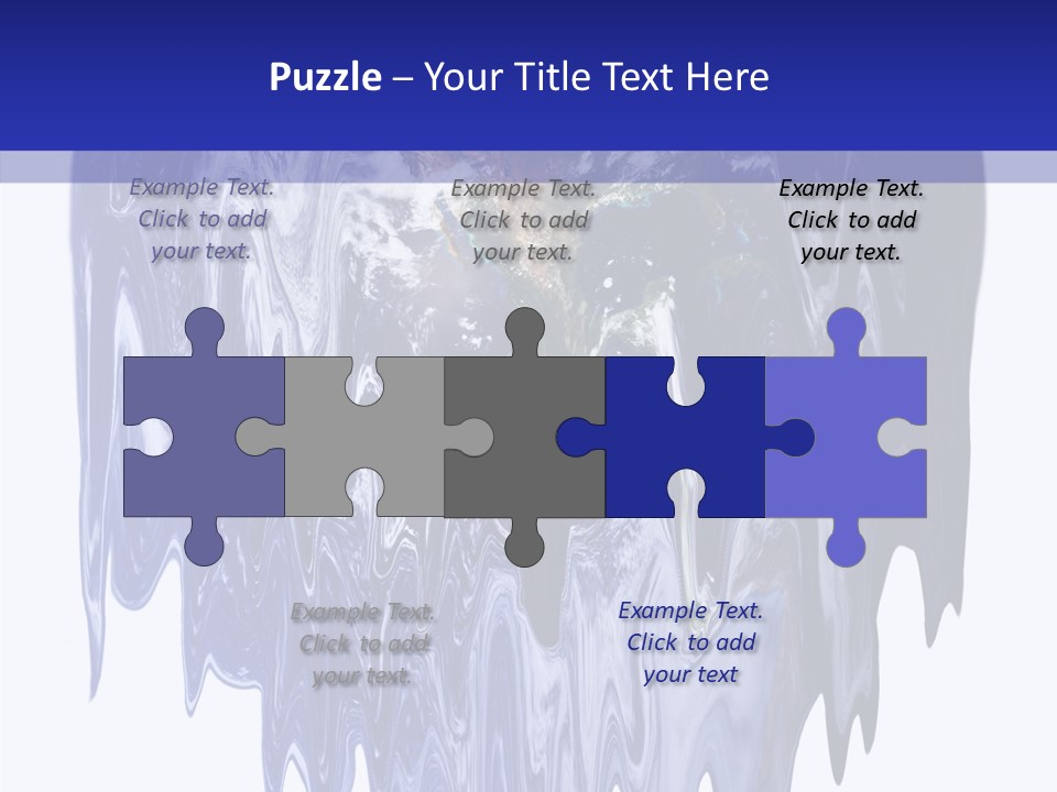 Closeup Grandmother Assist PowerPoint Template