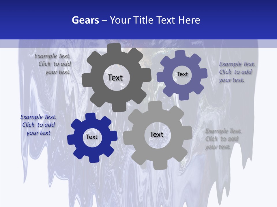 Closeup Grandmother Assist PowerPoint Template