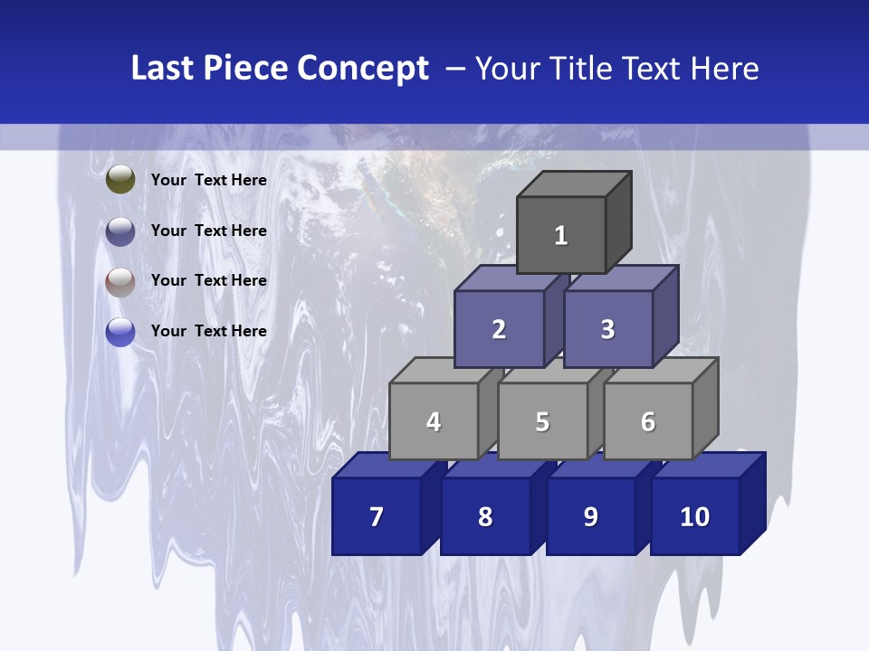 Closeup Grandmother Assist PowerPoint Template