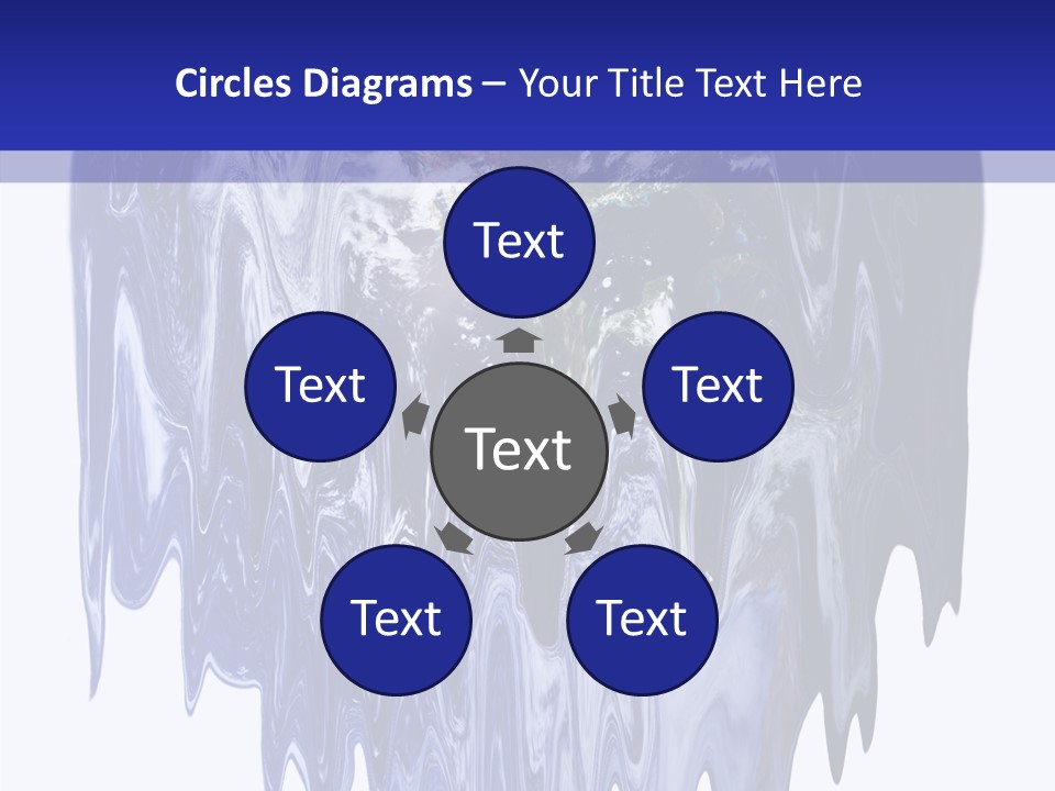 Closeup Grandmother Assist PowerPoint Template