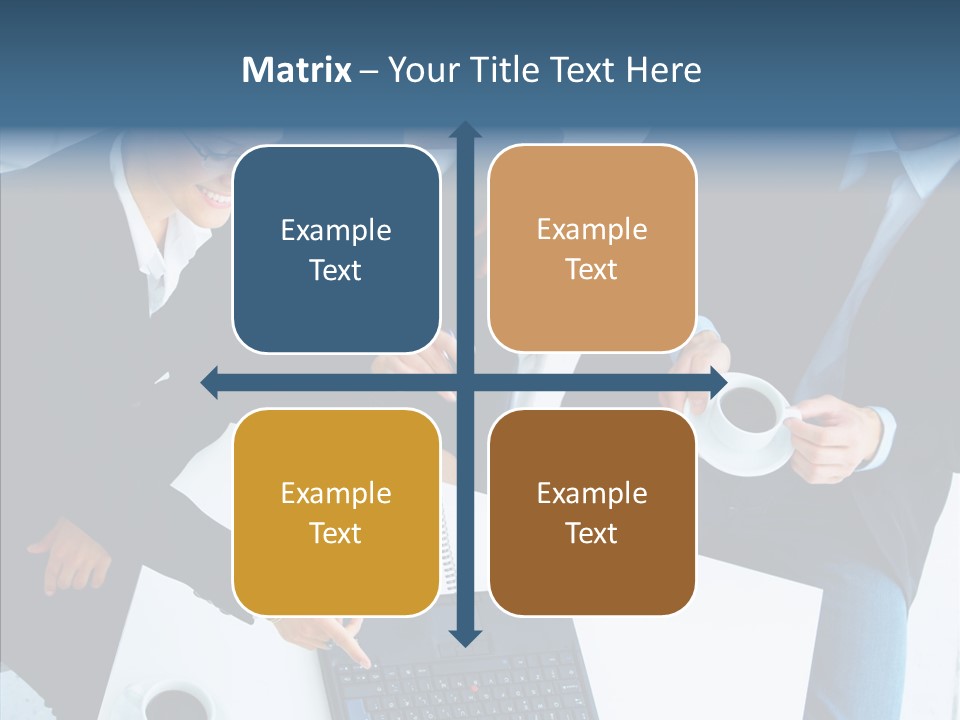 White Closeup Elder PowerPoint Template