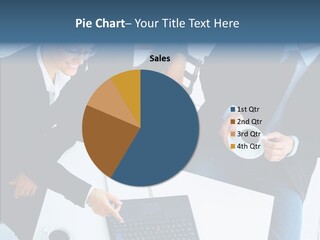 White Closeup Elder PowerPoint Template