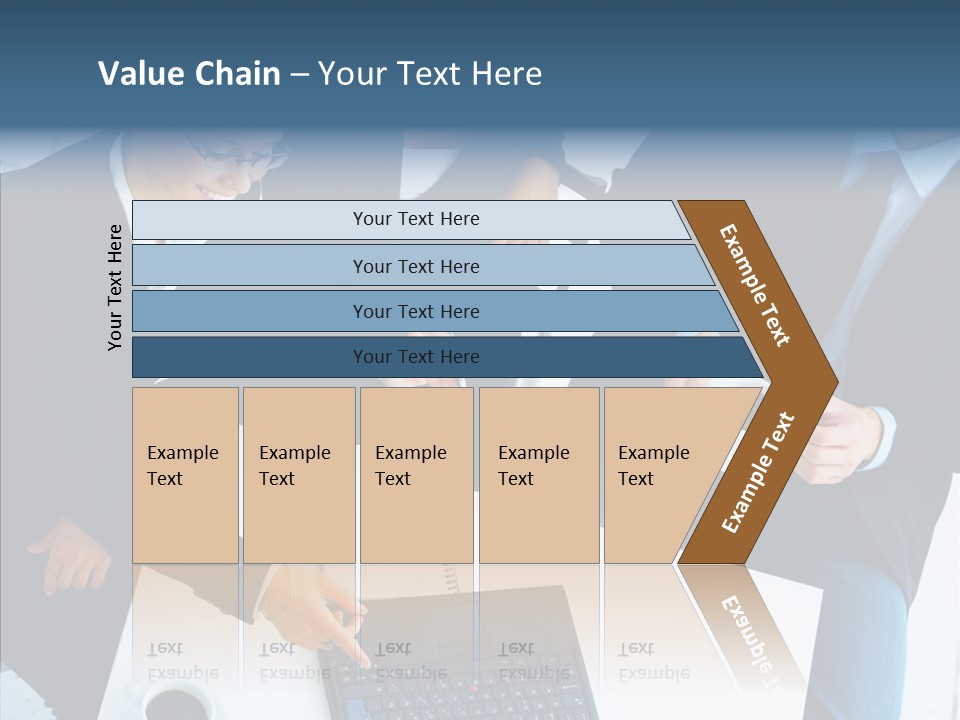 White Closeup Elder PowerPoint Template