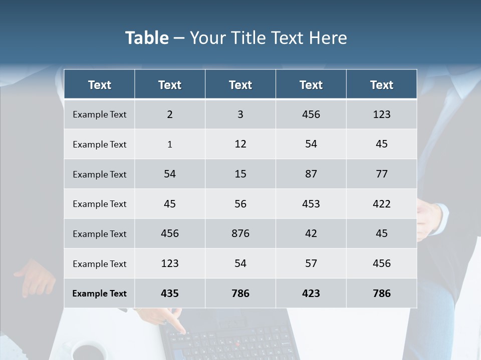 White Closeup Elder PowerPoint Template