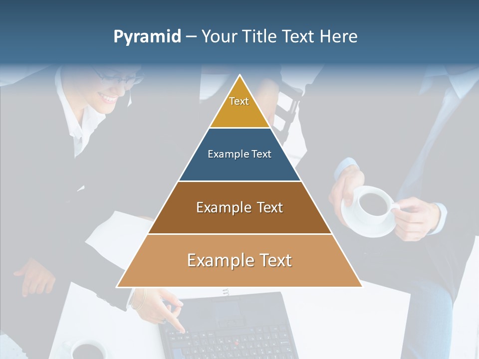 White Closeup Elder PowerPoint Template