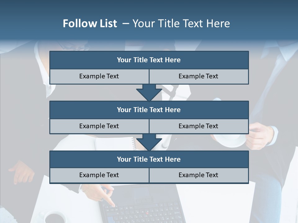 White Closeup Elder PowerPoint Template