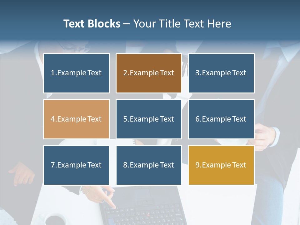 White Closeup Elder PowerPoint Template