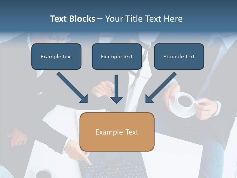 White Closeup Elder PowerPoint Template