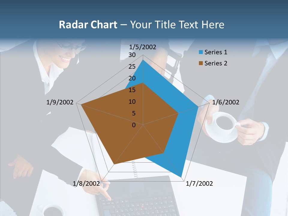 White Closeup Elder PowerPoint Template
