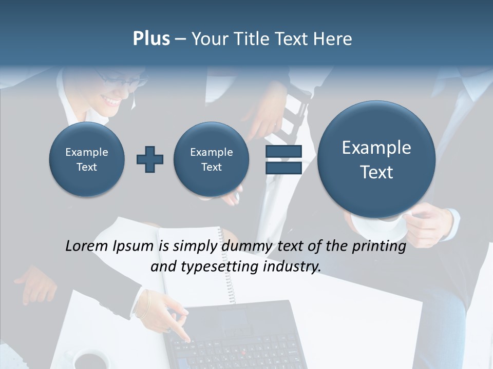 White Closeup Elder PowerPoint Template