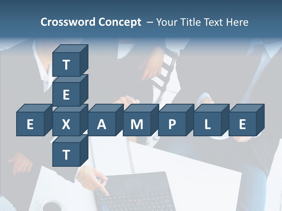 White Closeup Elder PowerPoint Template