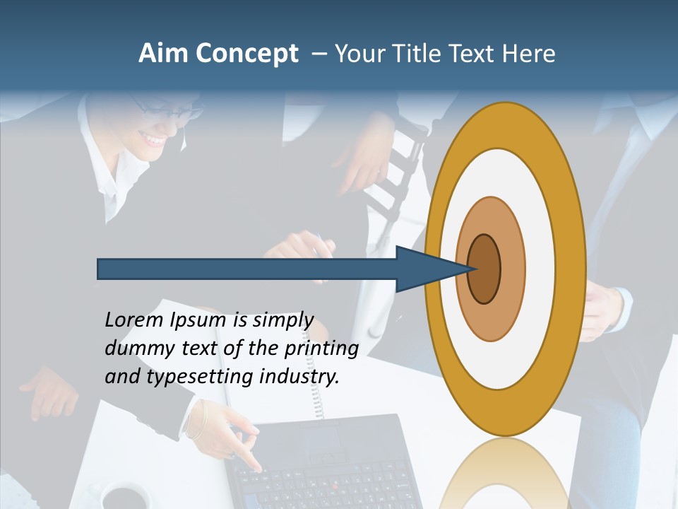 White Closeup Elder PowerPoint Template