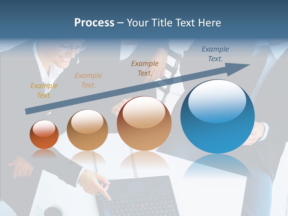 White Closeup Elder PowerPoint Template