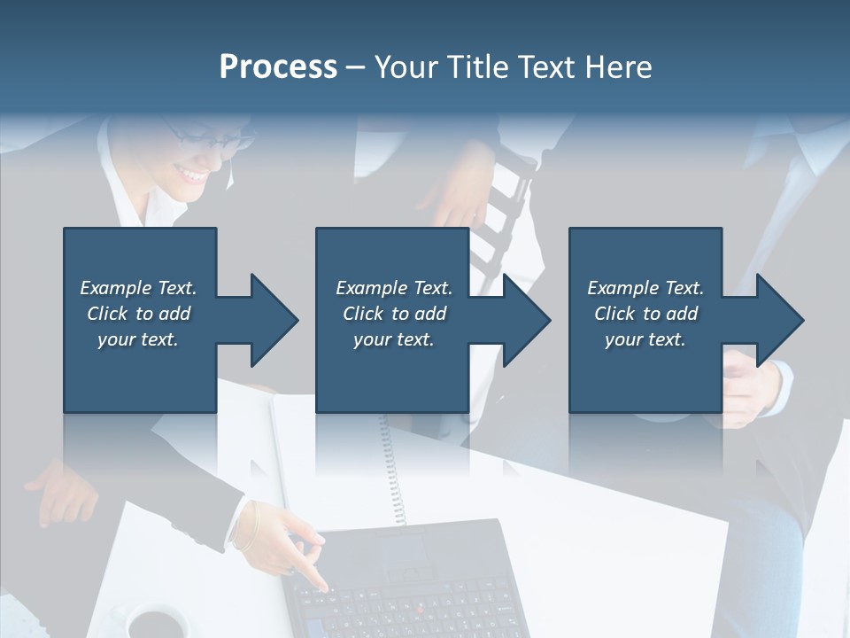 White Closeup Elder PowerPoint Template