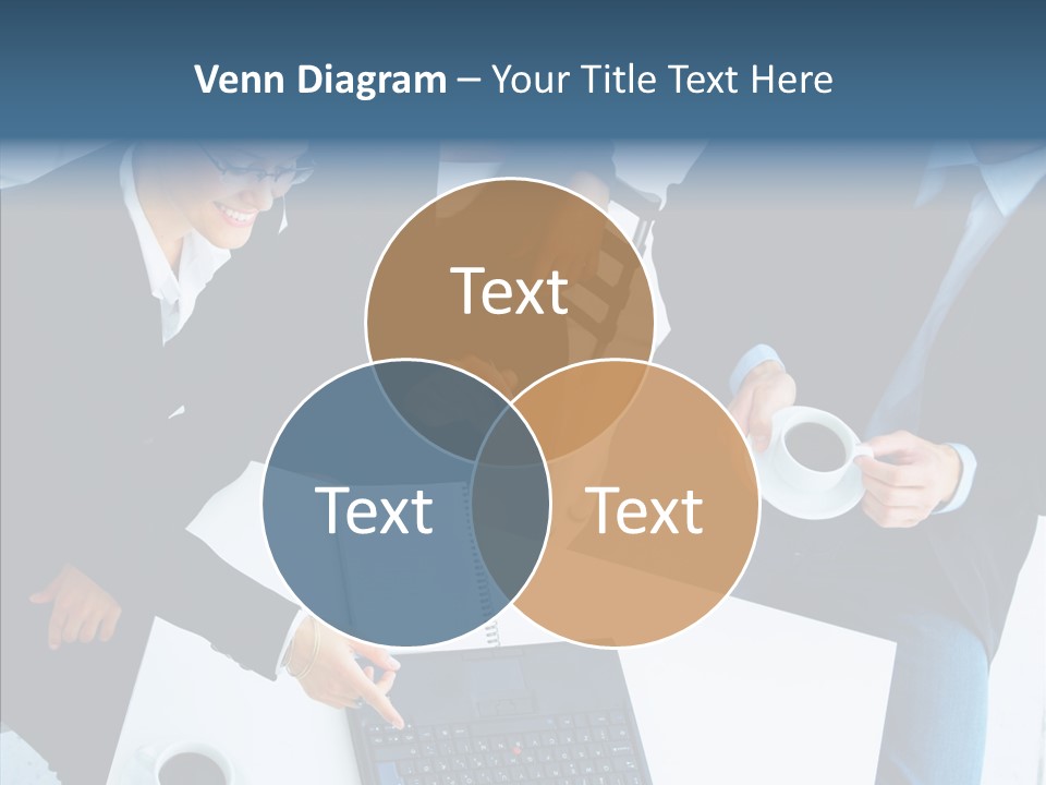 White Closeup Elder PowerPoint Template