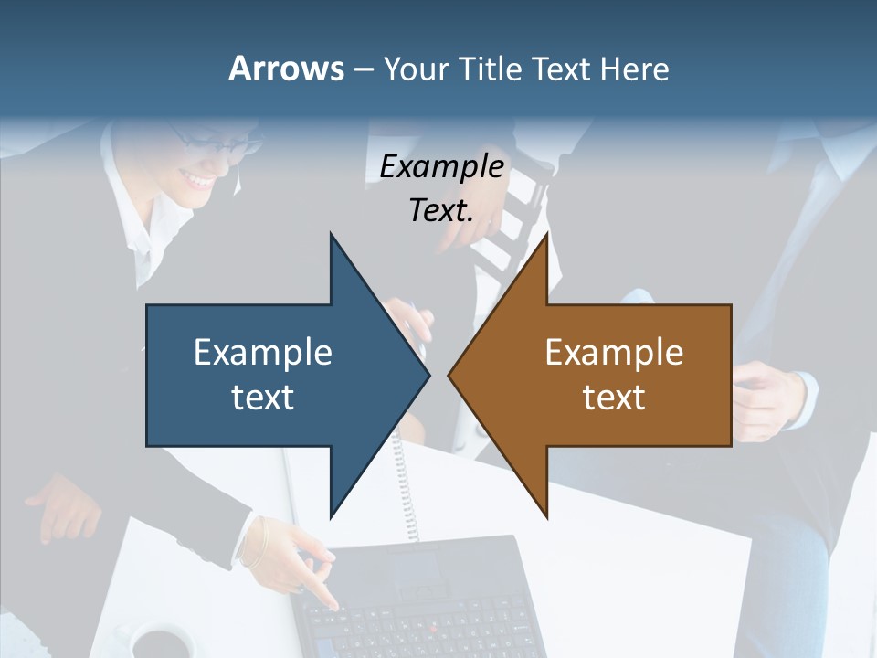 White Closeup Elder PowerPoint Template