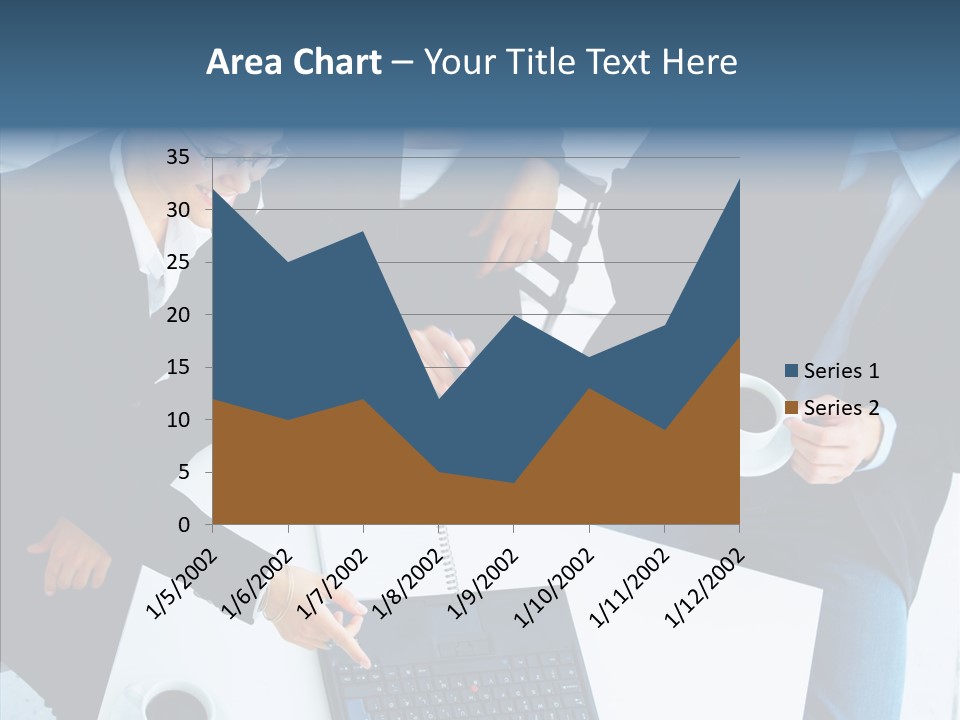 White Closeup Elder PowerPoint Template