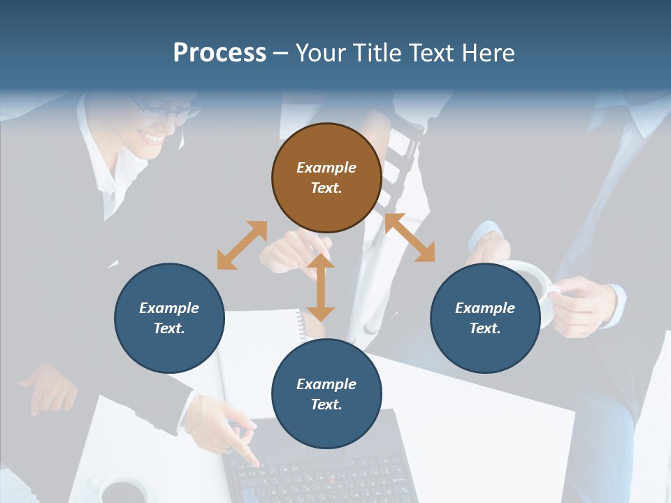 White Closeup Elder PowerPoint Template