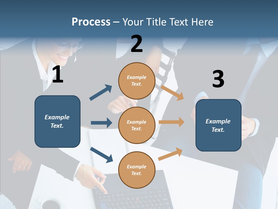 White Closeup Elder PowerPoint Template