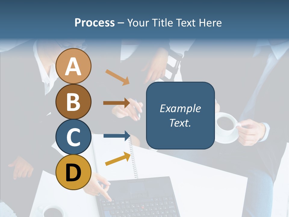 White Closeup Elder PowerPoint Template