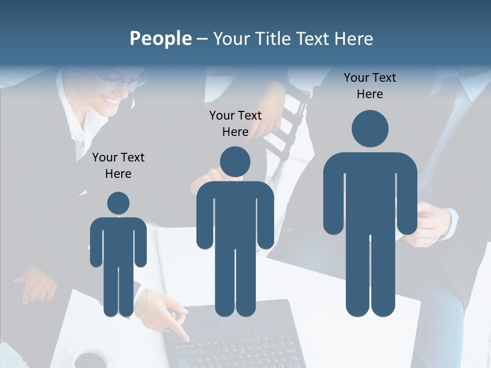 White Closeup Elder PowerPoint Template