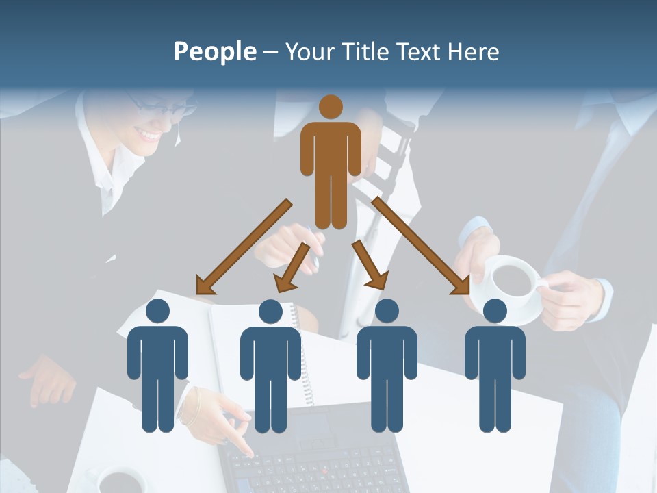 White Closeup Elder PowerPoint Template