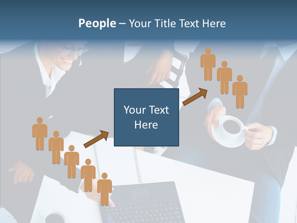White Closeup Elder PowerPoint Template
