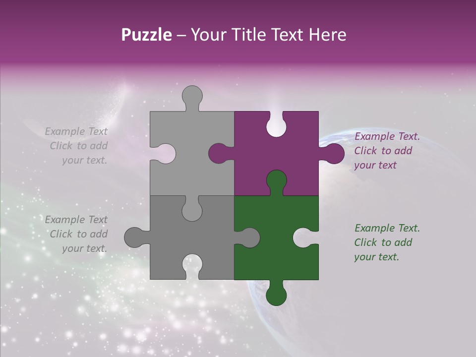 Togetherness Elder Assist PowerPoint Template