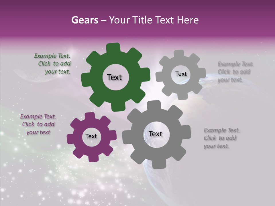 Togetherness Elder Assist PowerPoint Template