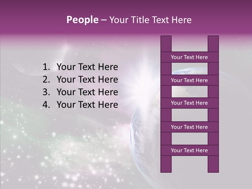 Togetherness Elder Assist PowerPoint Template