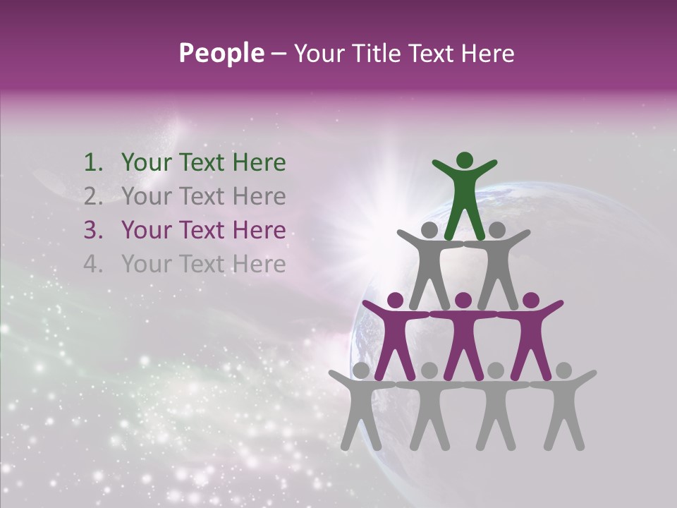 Togetherness Elder Assist PowerPoint Template