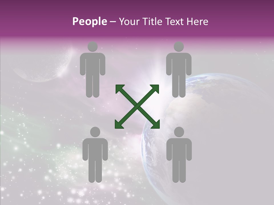 Togetherness Elder Assist PowerPoint Template