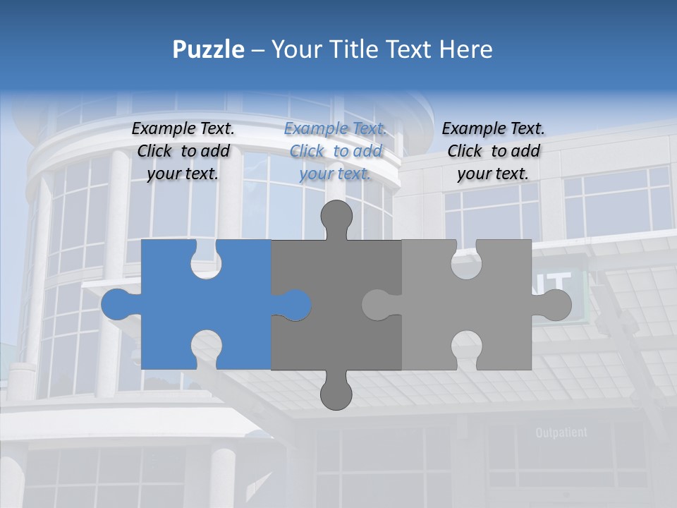 White Background Two Close Up PowerPoint Template