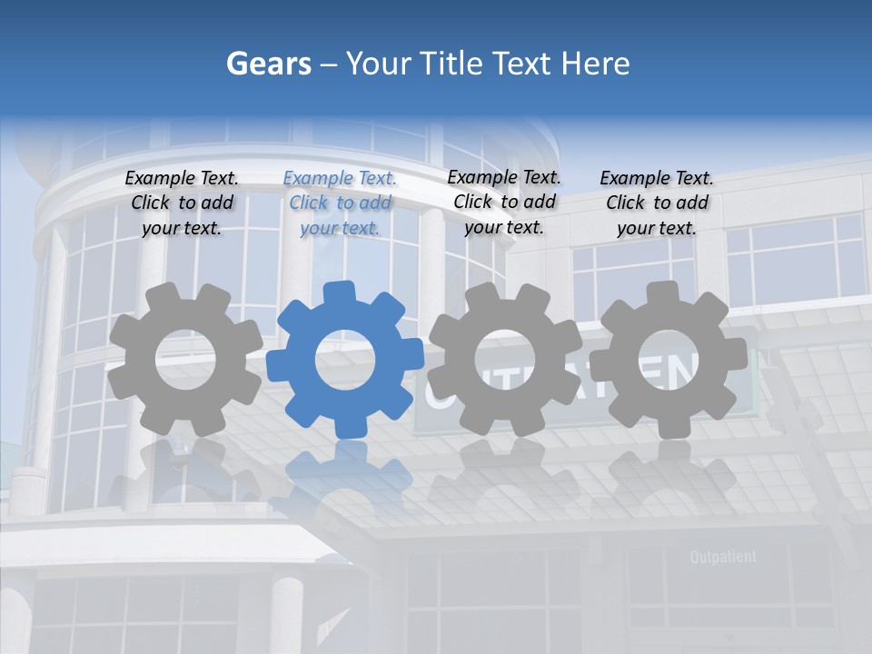 White Background Two Close Up PowerPoint Template