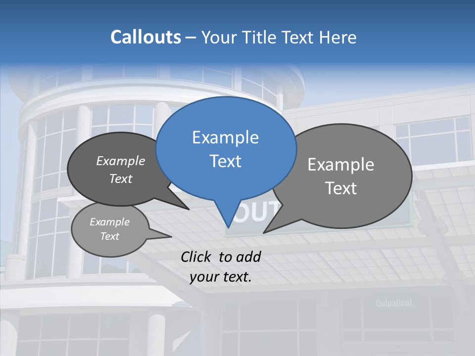 White Background Two Close Up PowerPoint Template