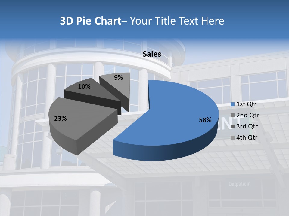 White Background Two Close Up PowerPoint Template