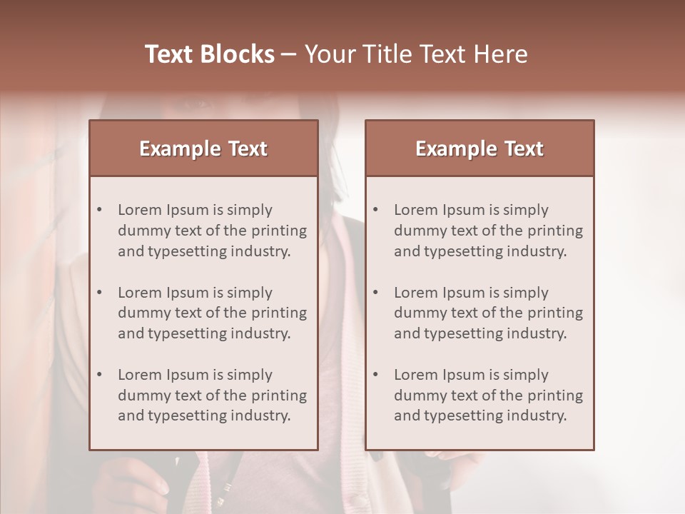 Elderly Help Two PowerPoint Template
