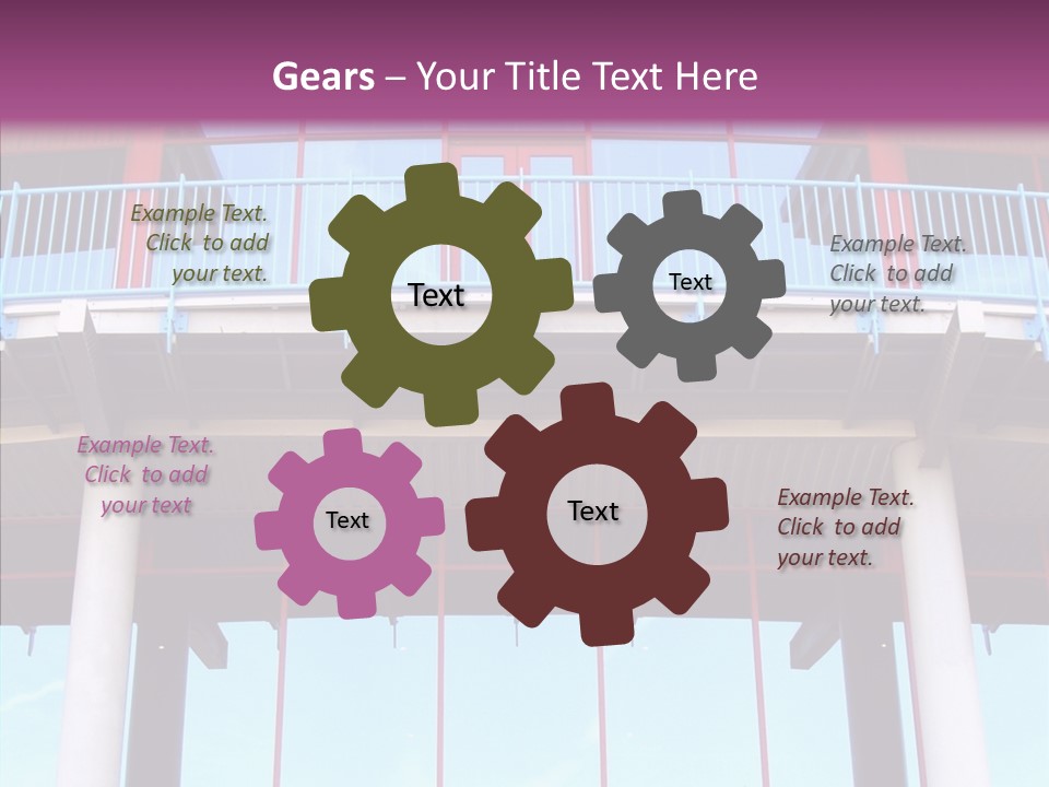 Helping Hand Grandmother White Background PowerPoint Template