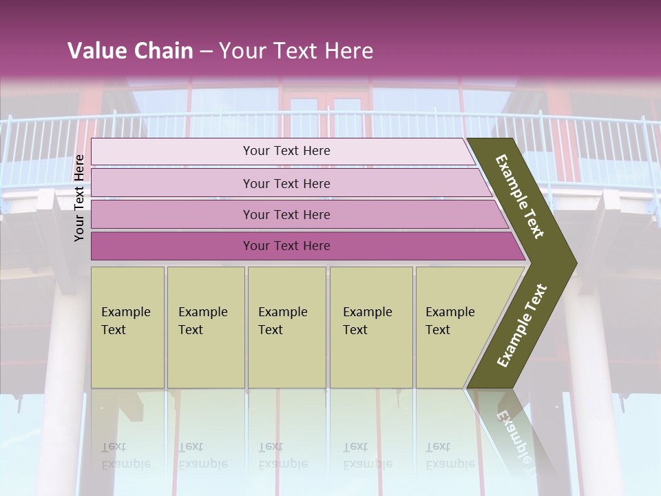 Helping Hand Grandmother White Background PowerPoint Template