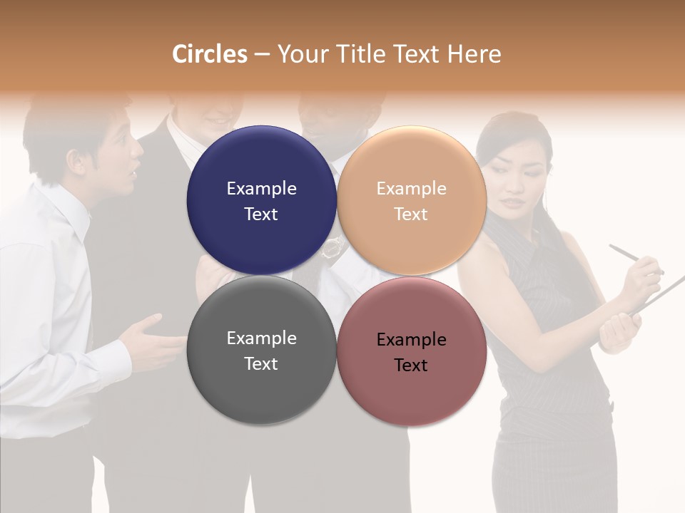 Female White Background PowerPoint Template