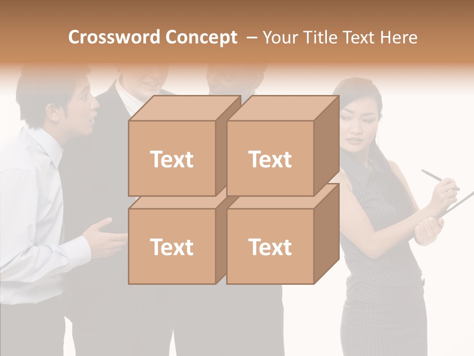 Female White Background PowerPoint Template