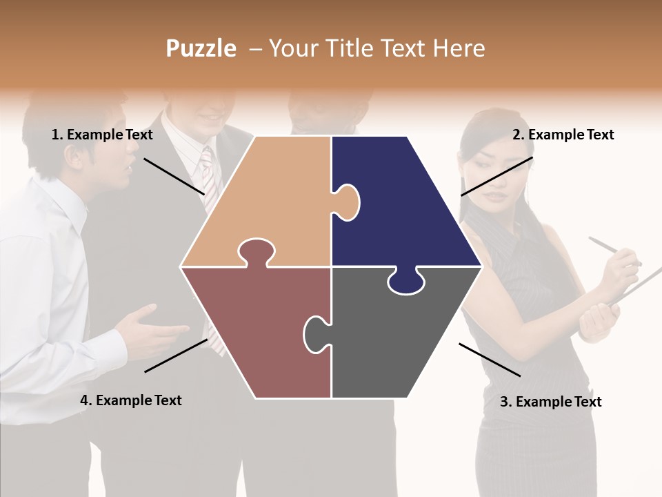 Female White Background PowerPoint Template