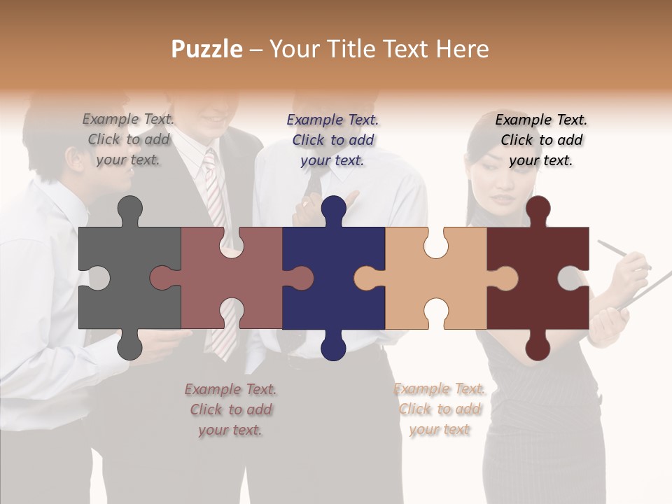 Female White Background PowerPoint Template