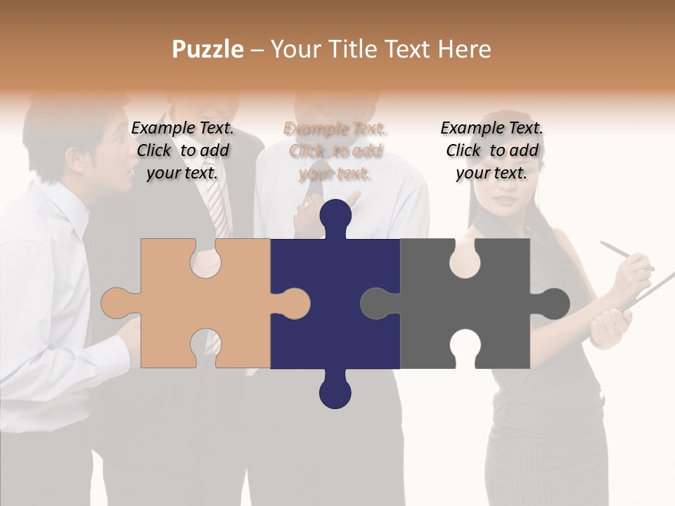 Female White Background PowerPoint Template