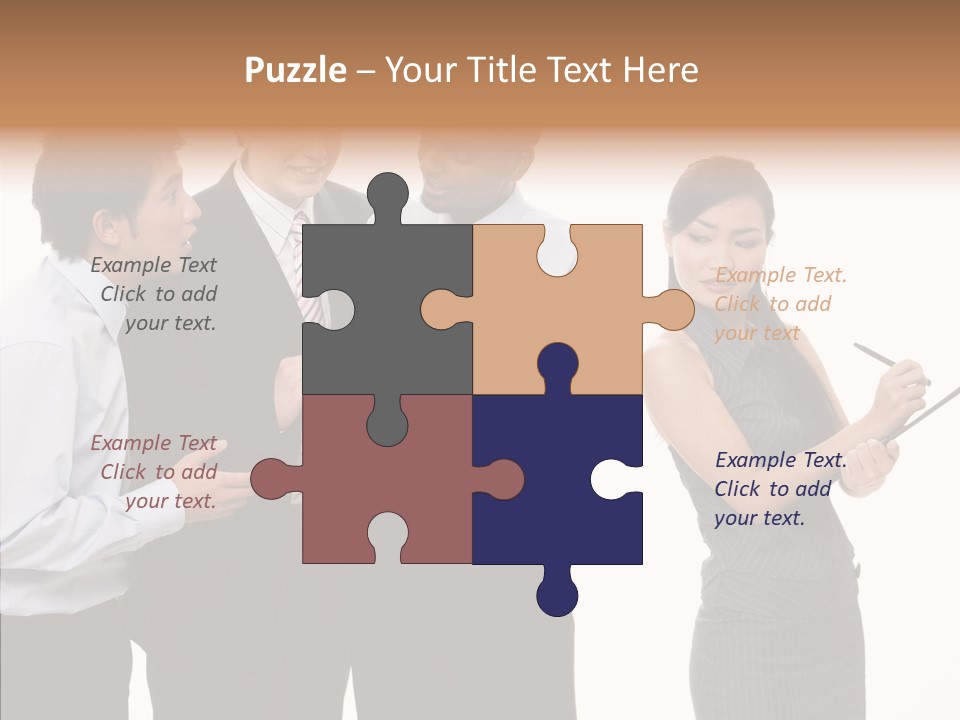 Female White Background PowerPoint Template