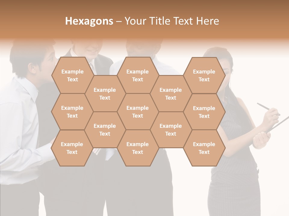 Female White Background PowerPoint Template